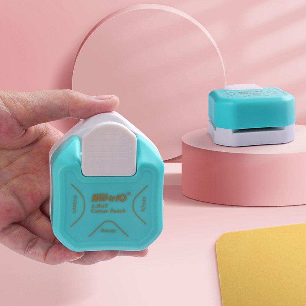 3in1 Corner Cutter Durable Corner Rounder Punch Curved Photo Angle Cutter Paper Craft Laminate DIY Rounder