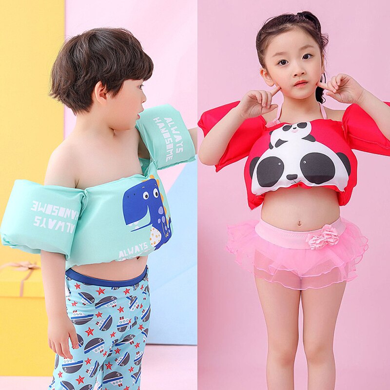 Kids Swim Arm Rings Puddle Jumper Baby Kids Arm Ring Life Vest Floats Foam Safety Life Jacket Sleeves Armlets Swim Circle Tube