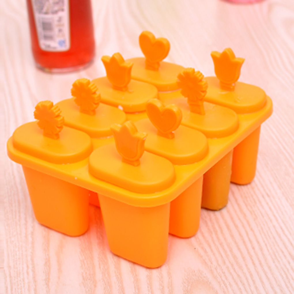 Diy Ice Cream Mold Frozen Popsicle Molds Non Toxic Ice Tray Cooking Tools Child Favorite: 4