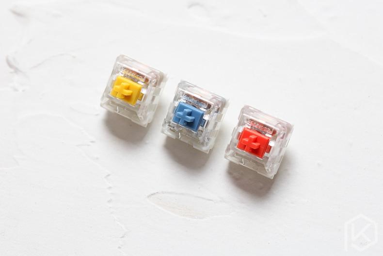 Kailh ciężki przełącznik ciemny żółty spalony pomarańczowy jasnoniebieski RGB SMD przełączniki do klawiatury mechanicznej mx 3pin