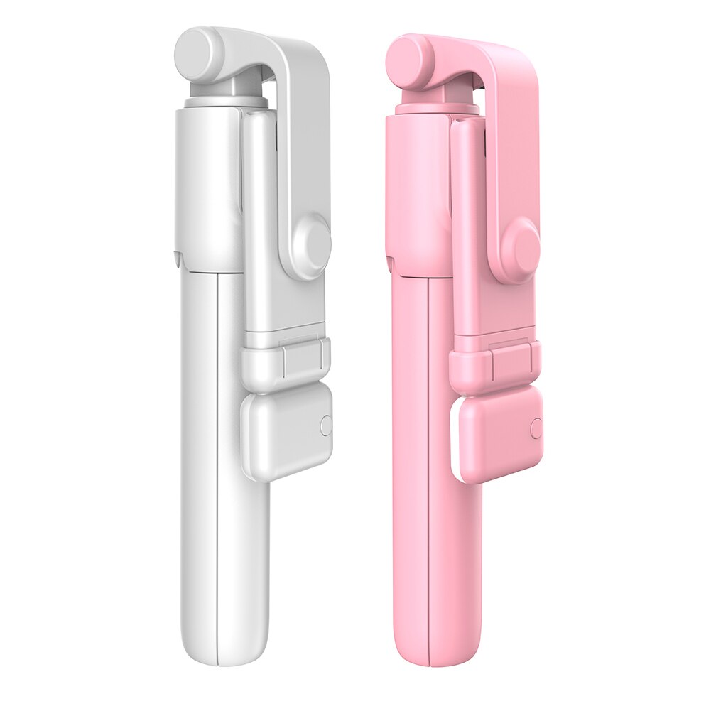 Palo de Selfie extensible con Bluetooth para teléfono, trípode plegable con luz de relleno, remoto, ajustable, de mano, inteligente