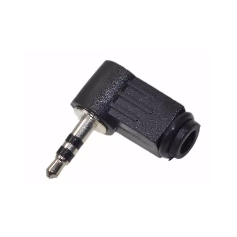 5Pcs 2.5mm / 3.5mm Audio Plug Mono Stereo Headset Jack Headphone Connector Microphone Black Audio Plug Jack Adapter Connector: Silver