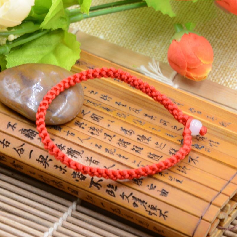 Lucky Golden Cross Heart Bracelet For Women Children Red String Adjustable Handmade Bracelet DIY Jewelry: 16