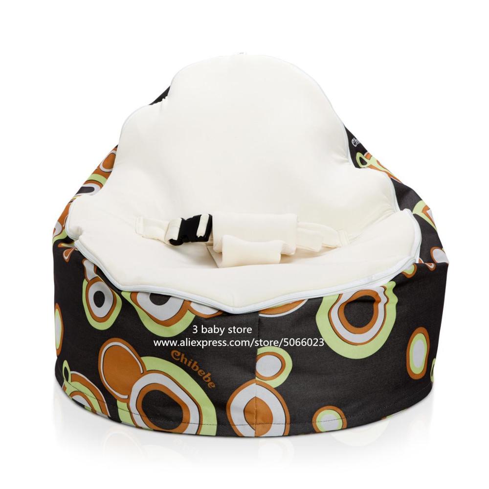 Retro bubbels crème baby zitzak, baby zitzak