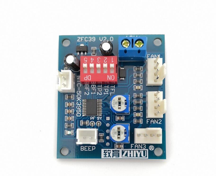 DC 12V PWM PC CPU Fan Temperatur Control Speed Controller CPU Alarm Modul