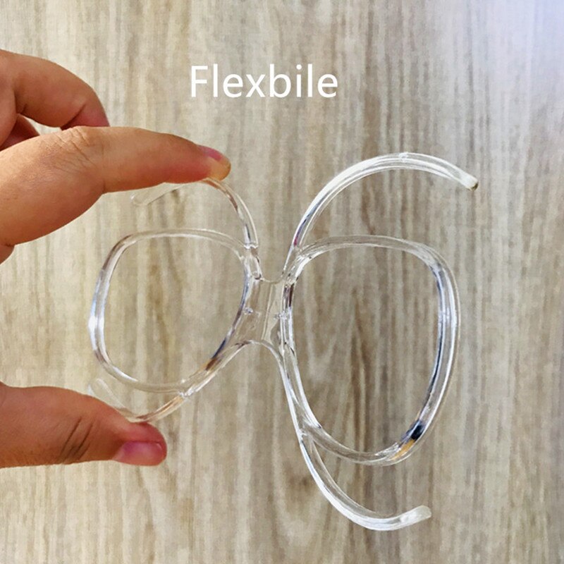 Marco de prescripción para gafas de esquí TR90, adaptador de inserción de lentes ópticos flexibles, tamaño Universal, marco interno