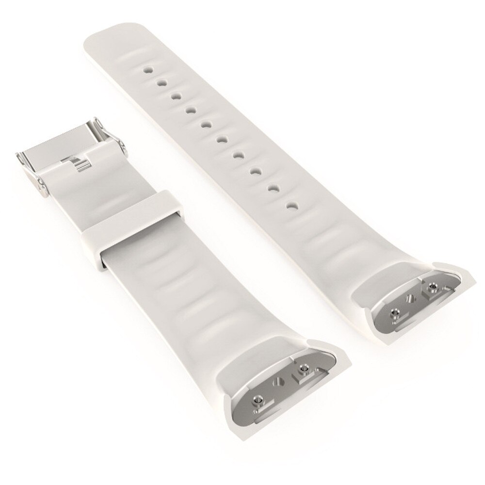 Bracelet en Silicone pour Samsung Gear Fit 2 montre de remplacement de sport bracelet de montre pour Samsung Fit2 SM-R360 accessoires: White