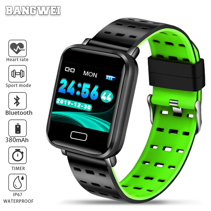 Smart ur herre blodtryk pulsmåler milanesisk rustfrit stål smart armbånd sport fitness tracker smart armbånd