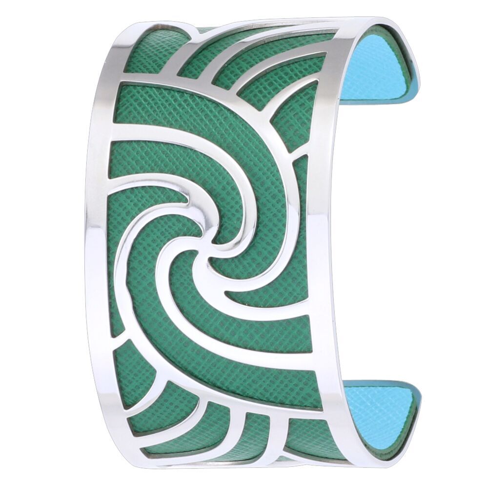 Cremo Stainless Steel 40MM Bracelet &Bangles For Women Interchangeable Leather Bangle Jewelry Bijoux Femme: 007