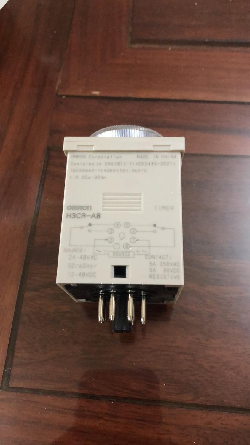 H3CR-A8 and original OMRON TIME RELAY 24-48VAC/12-48VDC