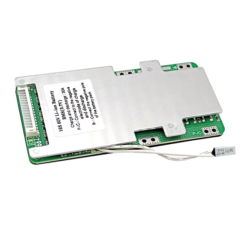 60V 40A 16S batería de polímero de litio BMS 3,7 V mismo puerto PCM 60V 20Ah 30Ah 40Ah 60Ah batería de iones de litio equilibrio BMS