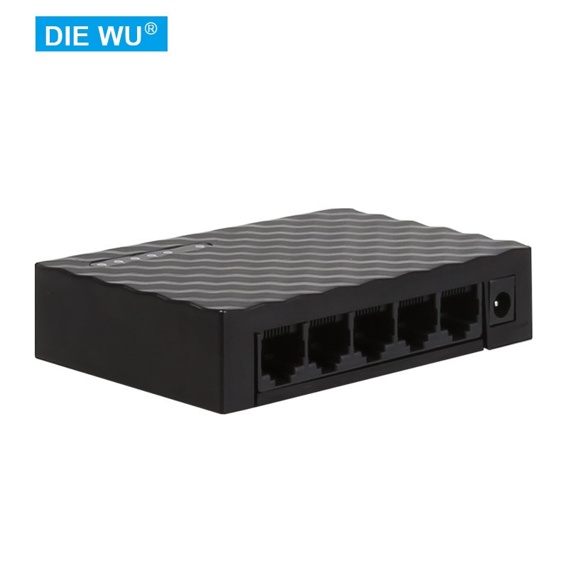 TXE034 5 Port Gigabit Ethernet Network Switch,Ethernet Splitter/Plug & Play/Fanless/Traffic Optimization/Unmanaged