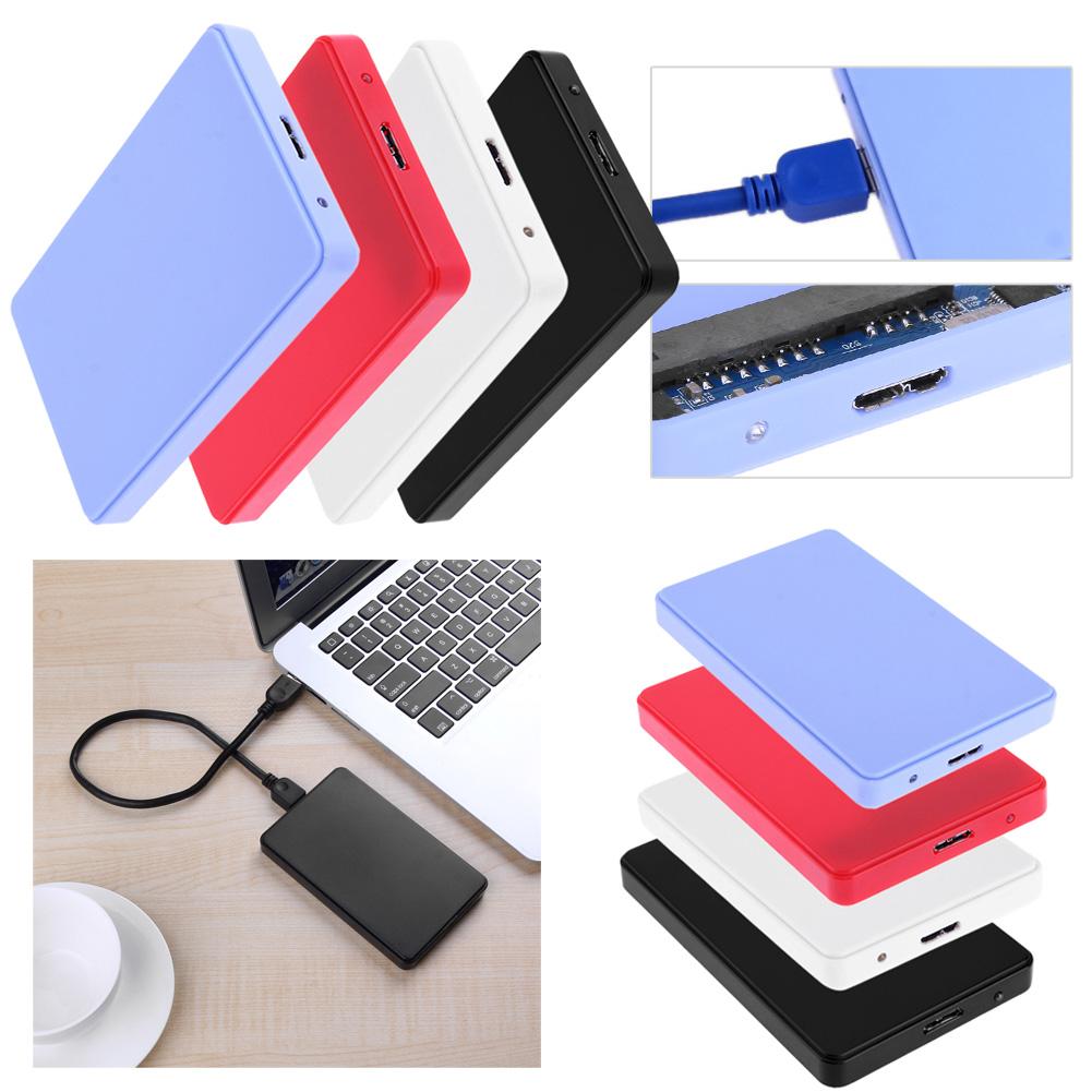 2.5in SATA to USB3.0 HDD Case 3TB 5Gbps HDD Hard Drive SSD External Enclosure Case for PC Mini USB 3.0 SATA Hard Disk Enclosure