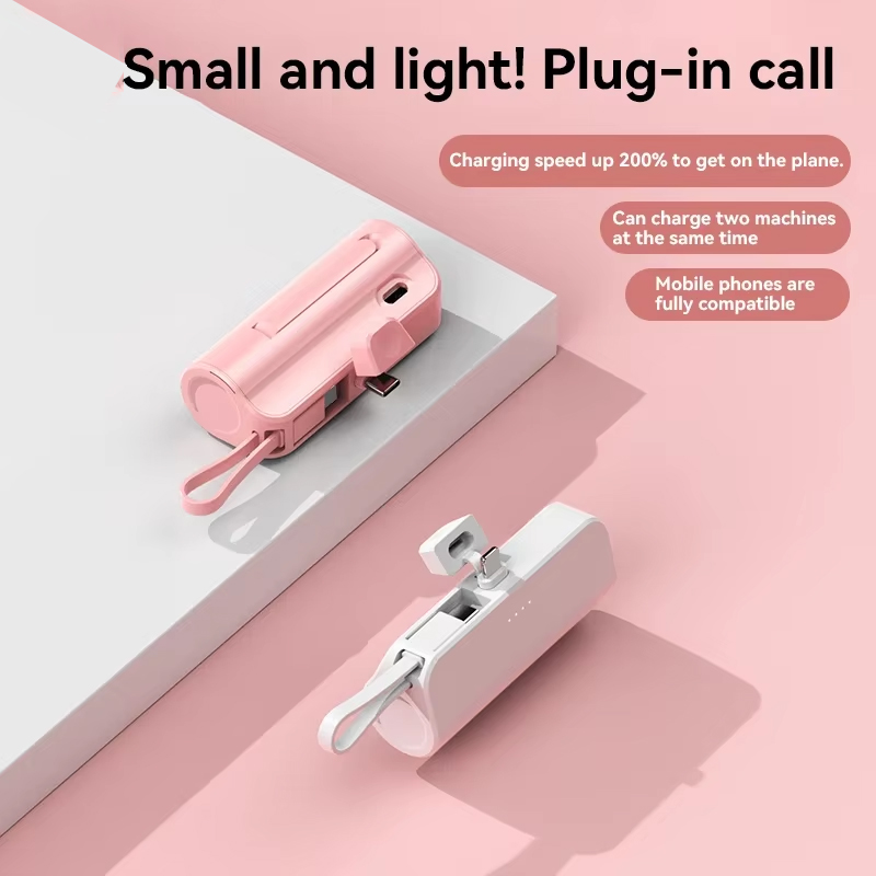 Mini cápsula de banco de energía de 30000mAh, batería externa de carga rápida inalámbrica portátil de gran capacidad para iPhone tipo c,