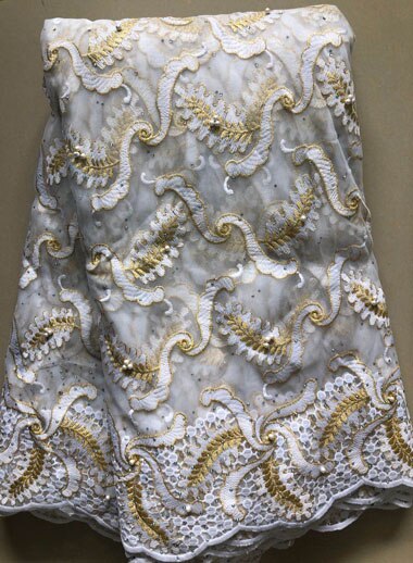 Nigerian Laces Fabrics Tulle African Laces Fabric Wedding African French Net Lace YLL5095 fucshia: AS PIC 4