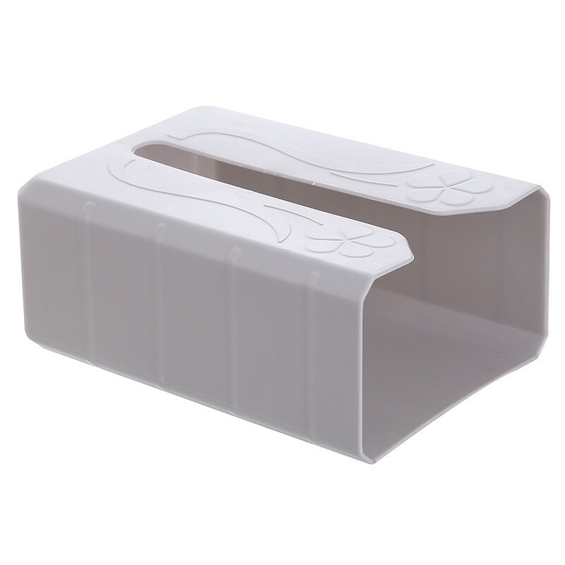 1PCS Home Kitchen bathroom Plastic Tissue Box Wall-mounted Napkin Holder Case Simple Stylish Tissue Box