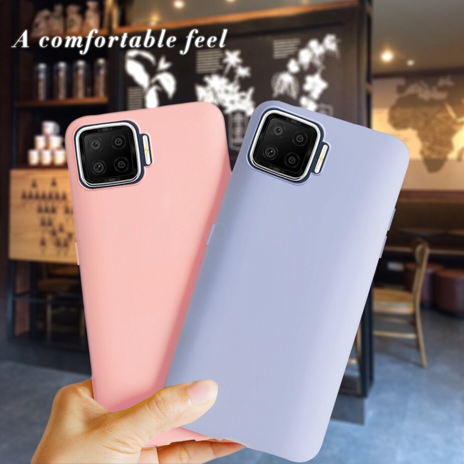 Funda blanda a prueba de golpes para OPPO Reno4 Lite 5G, funda protectora completa de silicona para Reno 4 Lite