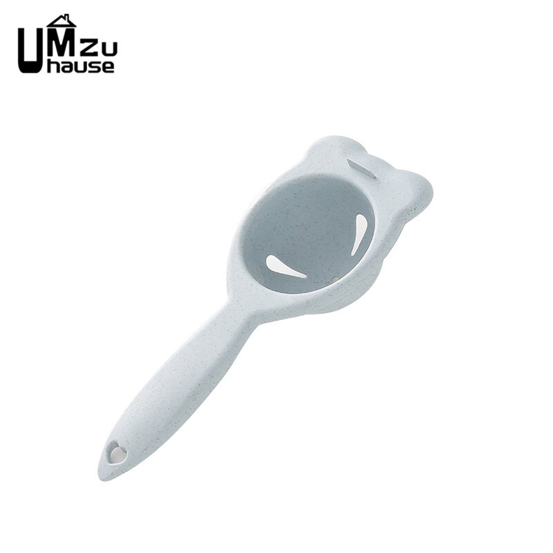 Egg White Yolk Separators Kitchen Dining Tools Clear Liquid Filter Gadgets Cooking Dinner Albumen Protein Food Divider Organizer: Blue