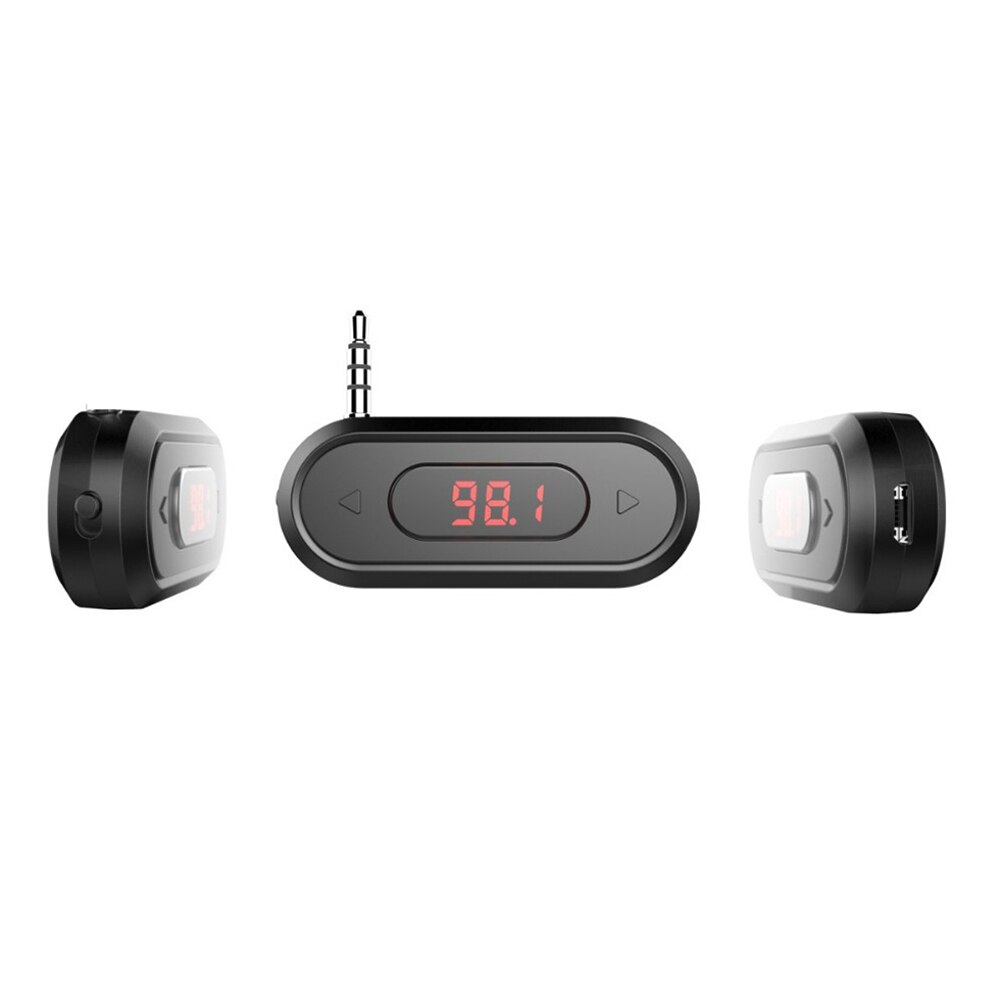 Universal Wireless FM Transmitter FM Radio Calling Radio 3.5mm Jack Adapter for IPhone IOS Android Car Speaker Car Accessories