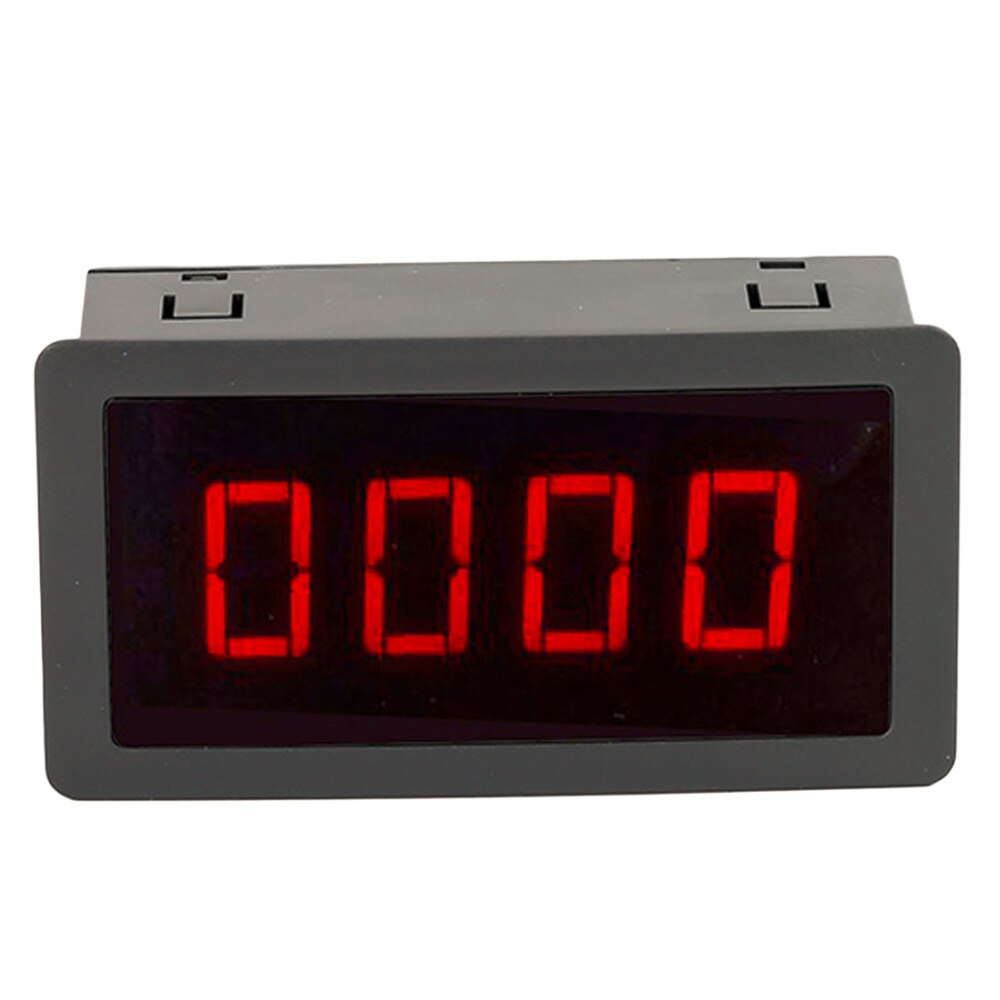 10-9999RPM 4 Digital Tachometer Red LED Tach RPM Speed Meter With Proximity Switch Sensor NPN