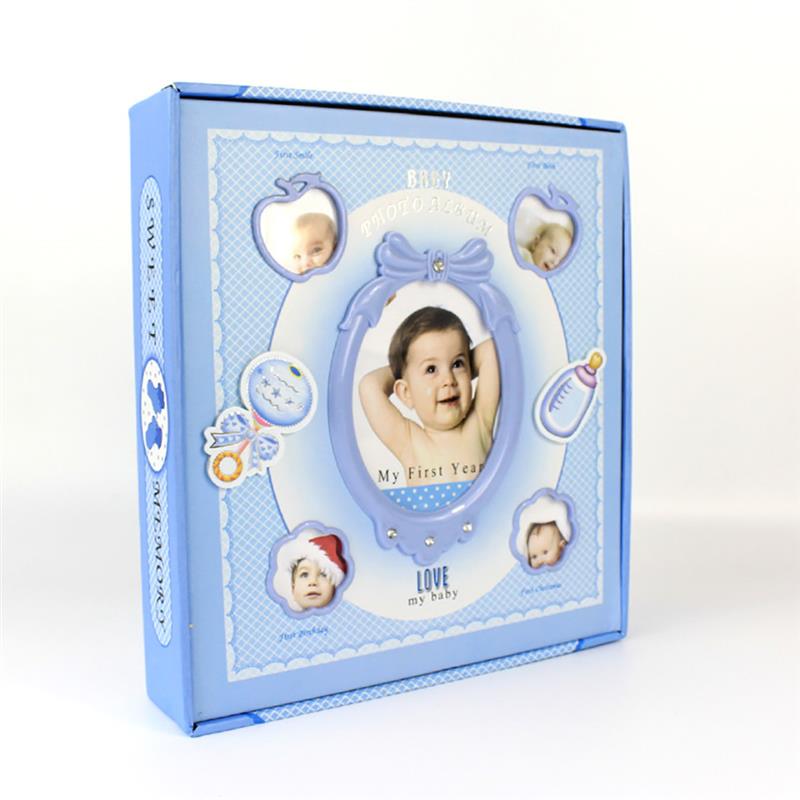 6 "baby fotoalbum tegneserie søde 120 ark fotodagbog souvenir journal til baby