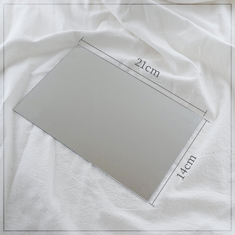 Acrylic Mirror Background for Photography Props Inverted Reflection Art Photo Reflective Jewelry Fotografia INS Shoot: Lavender