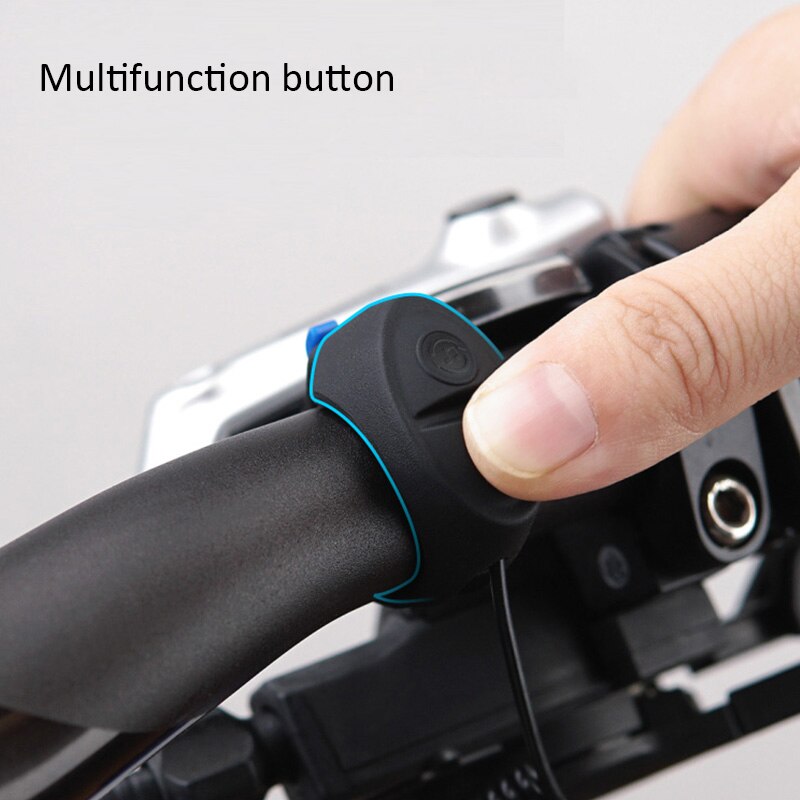 Gub 120db elektrische fietshoorn met draadbediening, 3 soorten geluiden, micro-usb oplaadbare elektrische fietsbel, fietshoornring