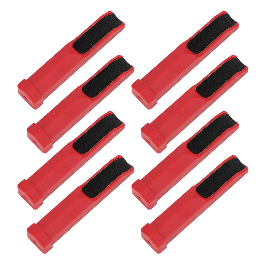 8pcs Billiards Pool Tip Grinder Trimmer Shaper Burnisher Repairing Tool Red