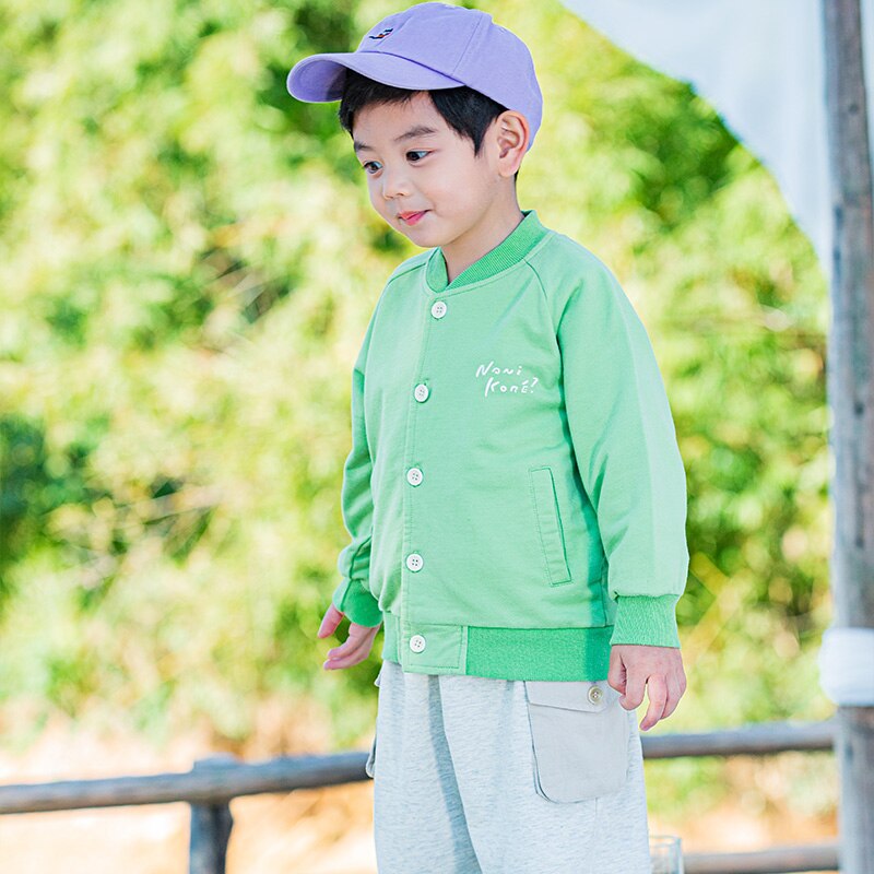 Meisjes vest trui herfst koreaanse stijl ronde hals zak babykleding kinderen borduurwerk bloemen peuter trui