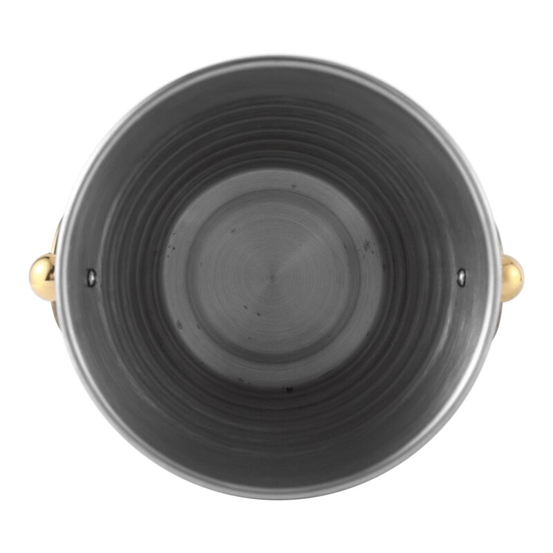 5L Stainless Steel Thick Threaded Ice Bucket Bar Champagne Cooler