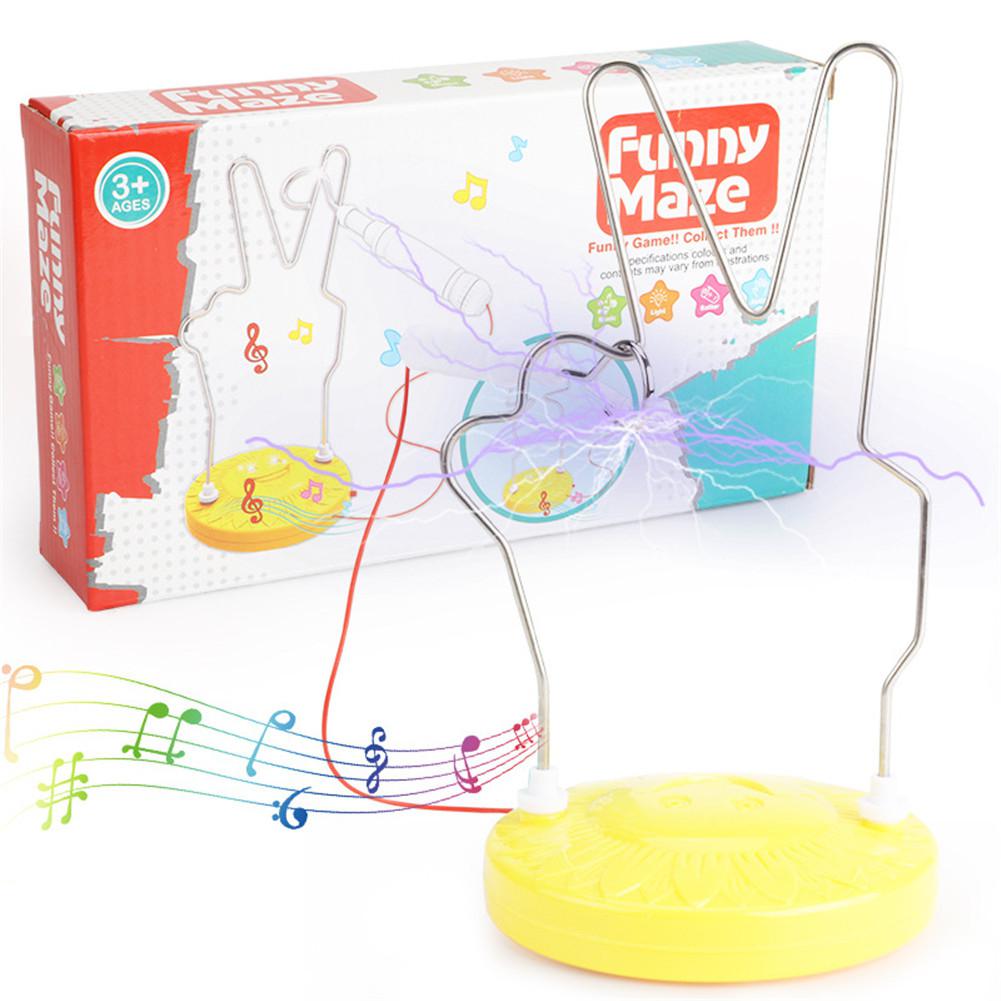 3 Styles Contact maze Board Game Educational toys Collision Electric Touch luminous Game Funny Party Puzzle Toys for Children