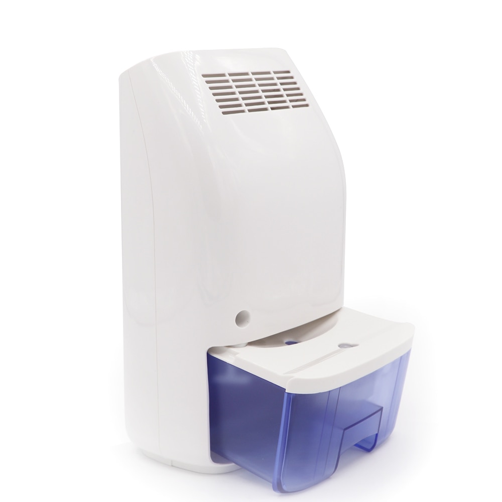 Ultra stille fugtabsorberende lufttørrer til garderobe til hjemmebrug elektrisk mini halvlederaffugter med 700ml vandtanke: Os stik