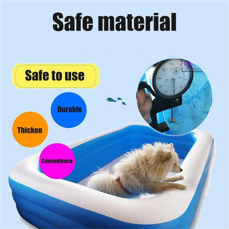 Outdoor Backyard Water Park Family Inflatable Swimming Pool Above Ground Inflatable Pools for Kids Adults Summer Water Party