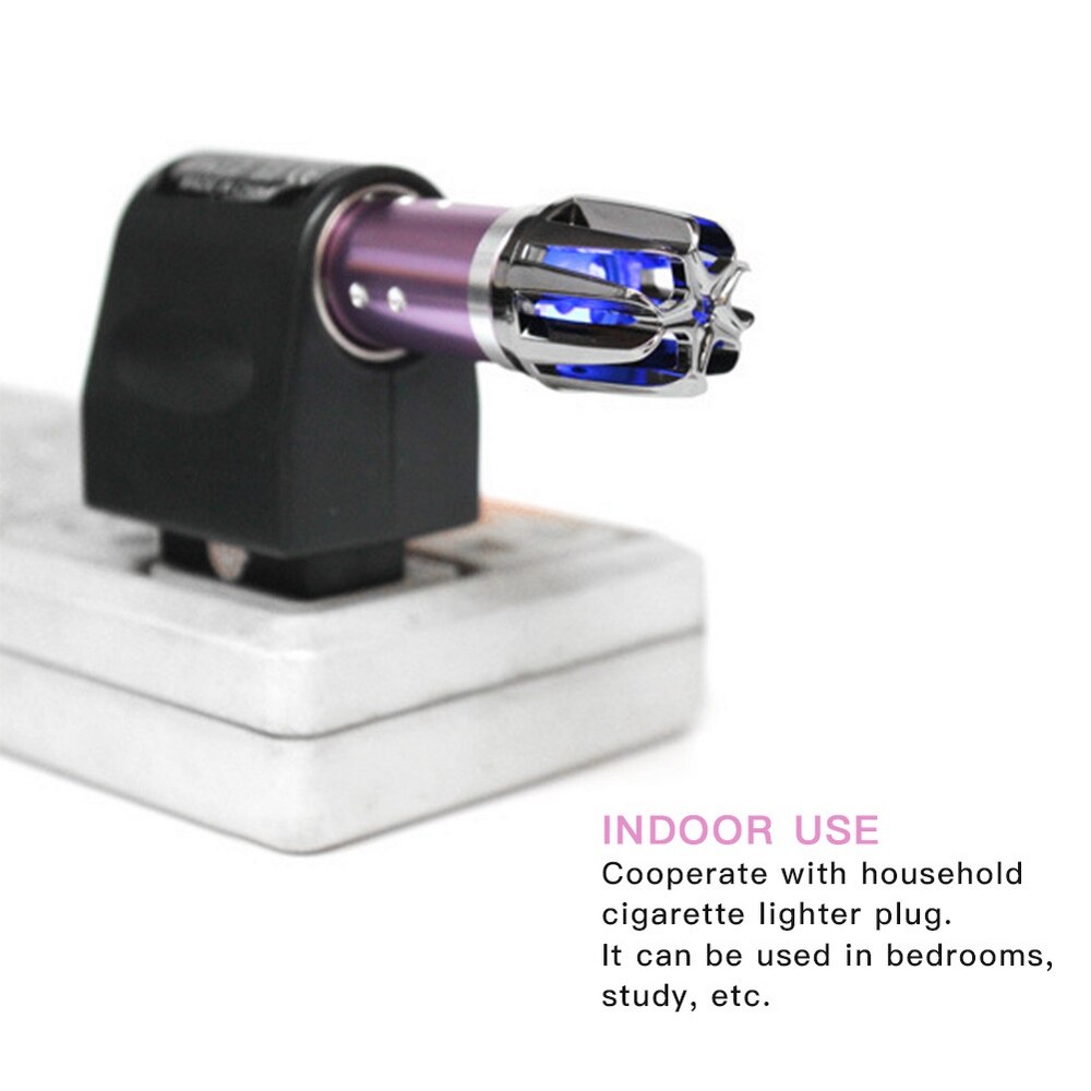 12V 6 Colors Convenient Mini Car Air Negative Ionic Purifier Freshener Oxygen Bar Ozone Ionizer Cleaner Vehicle Air Cleaner