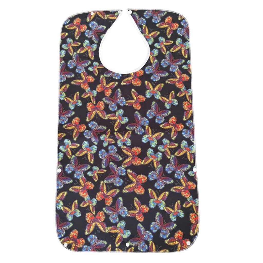 Style 1 pièces grand imperméable à l'eau adulte repas bavoir vêtements vêtements protecteur tabliers # T2G
