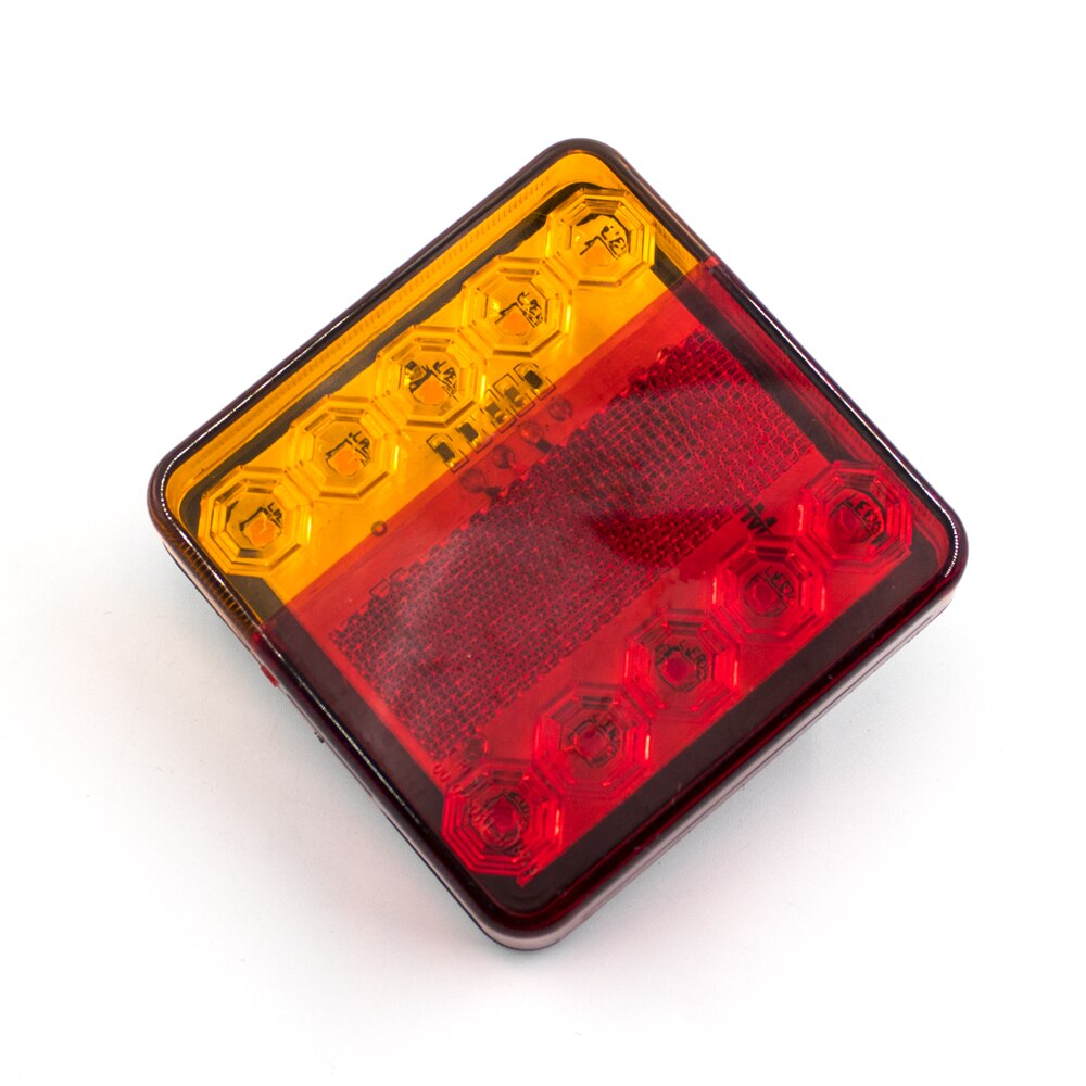 2PCS 10 LED Rear Tail Light Brake Reverse Waterproof Lamp Indicator Turn Signal Truck UTE Trailer Caravan Lorry 12V 24V