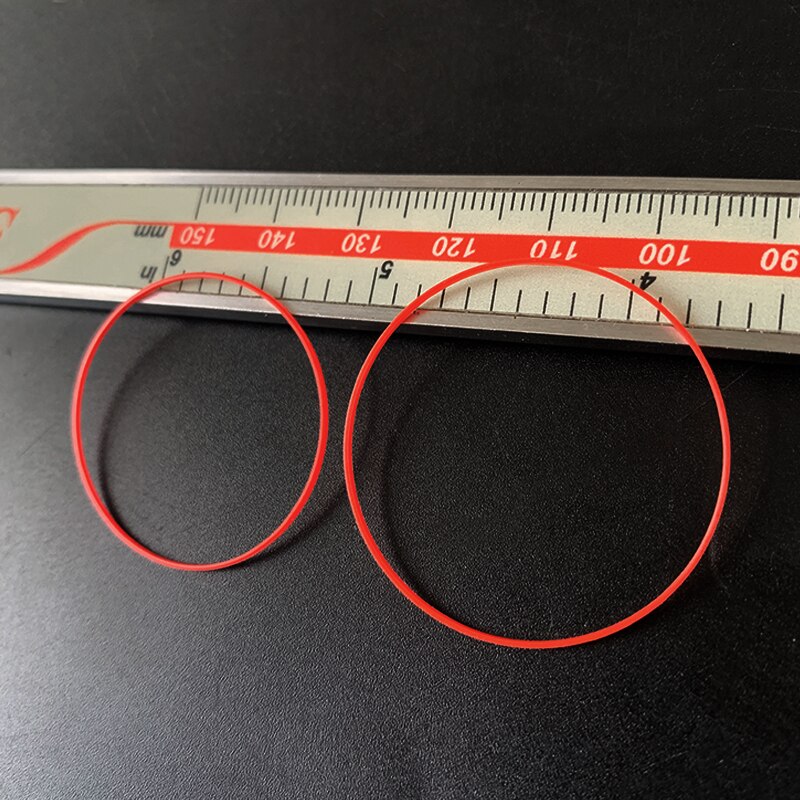 Joint torique rouge pour pièces de boîtier arrière, 26-35.5mm dia 0.85mm de haut 0.5mm d&#39;épaisseur