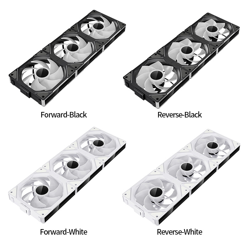 Teucer JM-1 PC boîtier ventilateur miroir Cycle ARGB 120mm 12v/4Pin PWM châssis à faible bruit refroidissement par eau ventilateur paquet unique avec câble