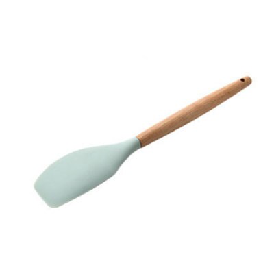 Nordisk stil vit silikon köksredskap nonstick spadar spatel matlagningsredskap bakning bakverk också bakprylar: Mörkgrå