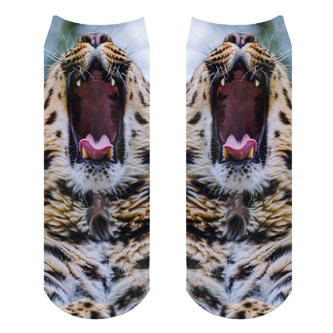 BAEKADOO Unisex Casual algodón 3D dibujos animados impreso Calcetines: A135