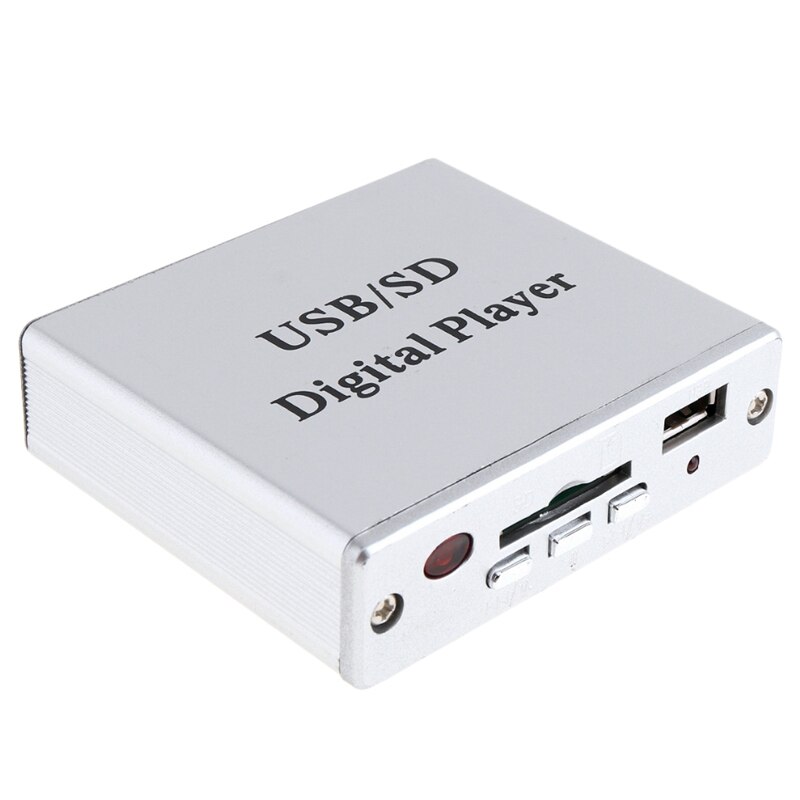 Dc 12V Digital Auto amplificatore di potenza per Auto lettore Mp3 o lettore 3-supporto elettronico per il controllo della tastiera scheda Sd Mmc Usb con telecomando: Default Title