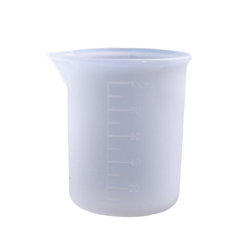 Crystal Epoxy Silicone Measuring Cup Scaled Silicone Cup Silicone Measuring Cups: Default Title