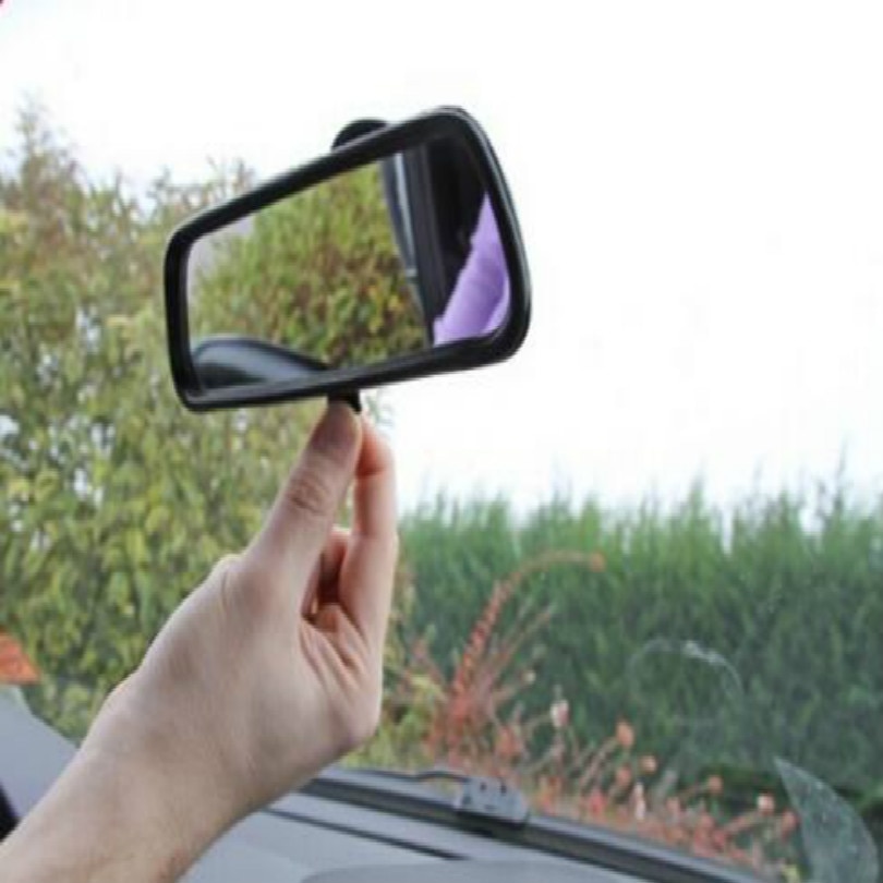 Universal clear view baby bil spejl bil bakspejl med sugekop til hele bilen