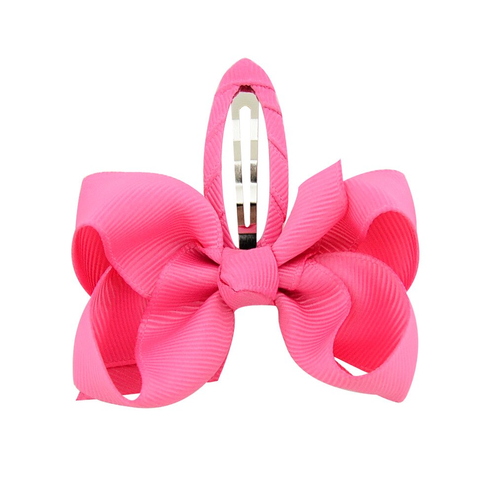 Sweet Top Hair Clip Grosgrain Ribbon Hair Bow Barrettes For Girls Princess Flower Headband Headwear Kids Hair Accessories: Color 13