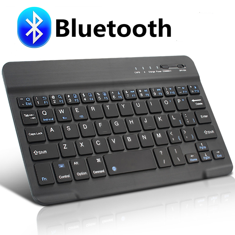 Draadloze Toetsenbord Bluetooth Toetsenbord Mini Russische Toetsenborden Voor Ipad Telefoon Tablet Rubber Keycaps Ondersteuning Windows Ios Android