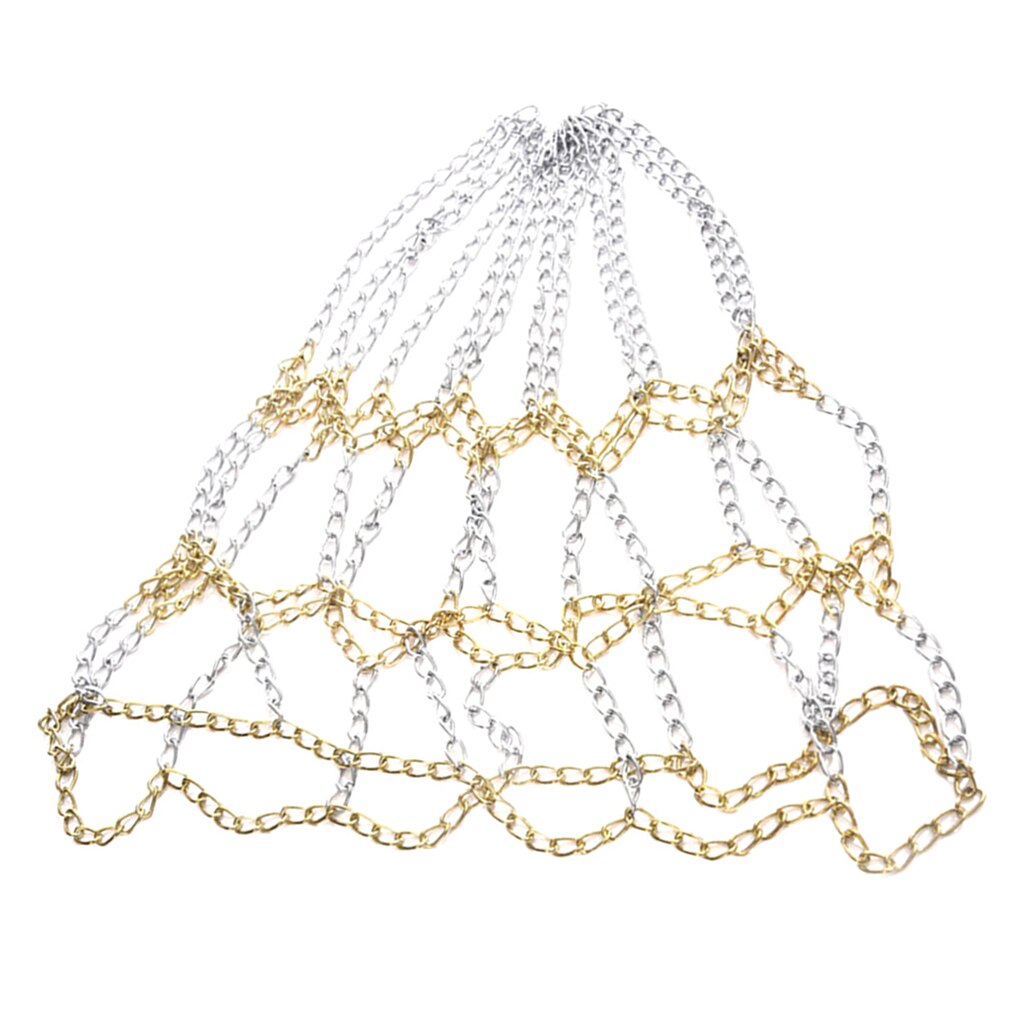 Metalen Basketbal Netto Chain Heavy Duty Gegalvaniseerd Staal Basketbal Doel Hoops Met 12 Sluiting 50Cm Lange Voor Outdoor Indoor velg