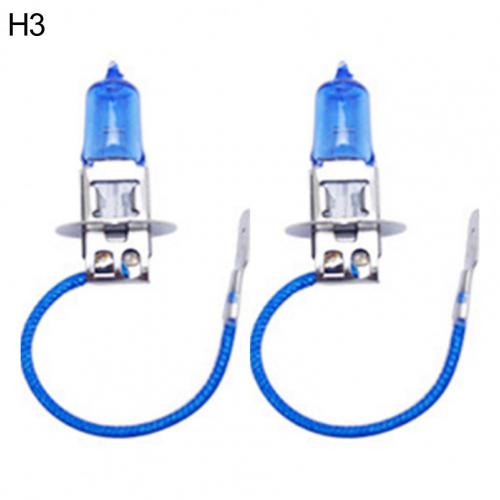 2Pcs 12V Super Bright Car Driving Front Headlight Halogen Light Bulb Fog Lamp: H3 55W