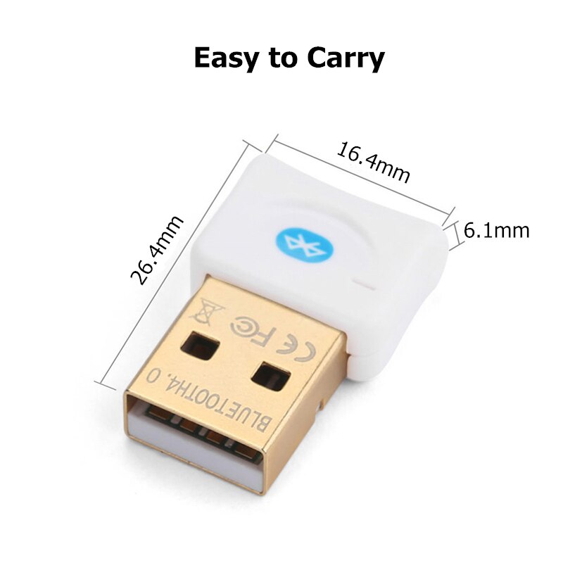 Adaptateur Bluetooth USB sans fil BinFul 4.0 Mini Dongle Bluetooth CSR 4.0 transmetteur Bluetooth 3mbps 20M Windows 10/8/7/XP