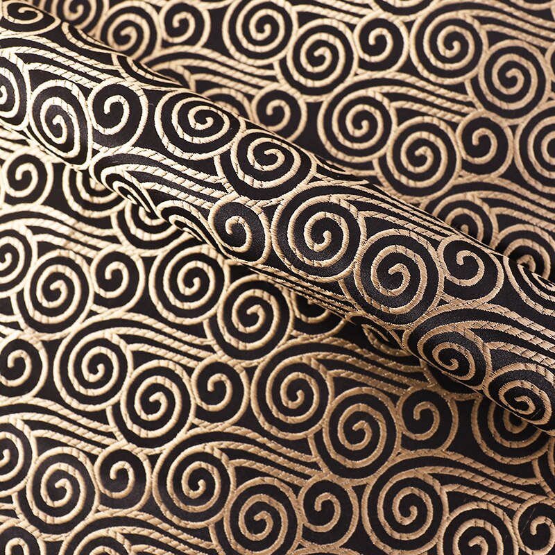 Brocado tejido de seda jacquard satinado, material para costura de cheongsam y kimono, decoración interior, telas para disfraces
