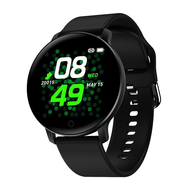 Smart ur hjertefrekvens blodtryksmåler elektroniske smart ure fitness tracker ur  x9 farveskærm smart ur: Sort